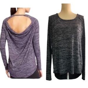 ATHLETA open back activewear yoga shirt SIZE S